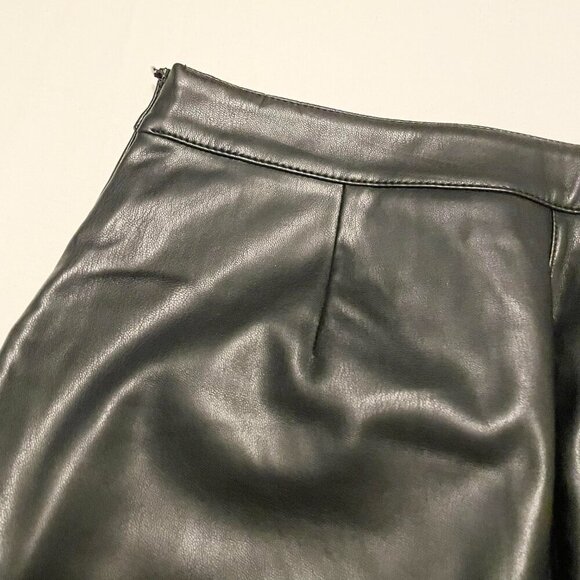Noisy May Vegan Faux Leather Miniskirt Zip Closure Womens Size Small - Picture 14 of 16